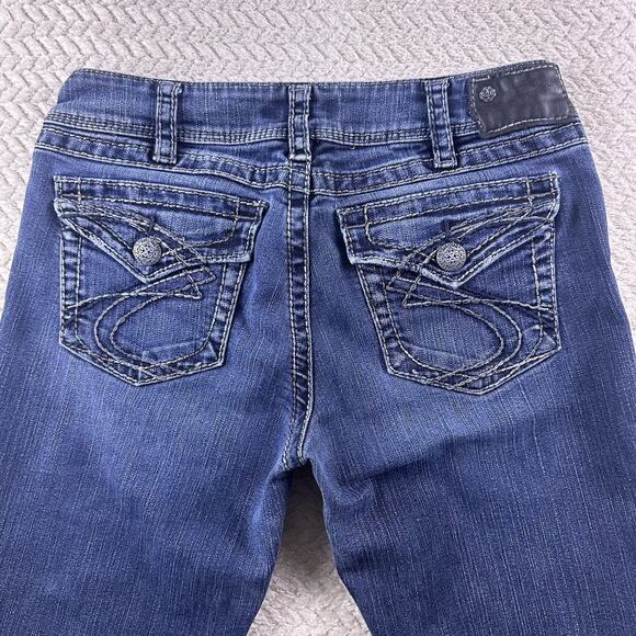 Silver Jeans Womens Suki Surplus Size 30x30 Bootcut Flap Pockets - Picture 5 of 15